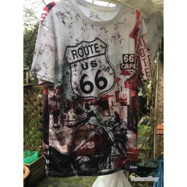 Teeshirt Route 66 taille 2XL