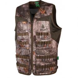 Gilet de chasse multitubes camouflage forest , TREELAND , T: L.