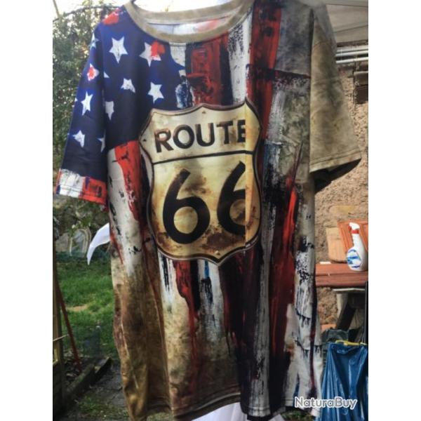 Teeshirt Route 66 bis taille 2XL