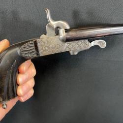 PISTOLET DE CHASSE DE VÉNERIE cal 12mm à broche