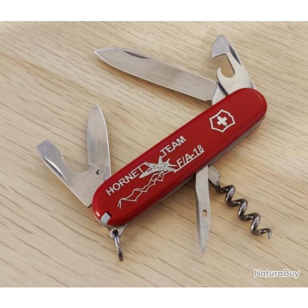 Victorinox Couteau Suisse Spartan F/A 18 Hornet Team insert mtallique Collector