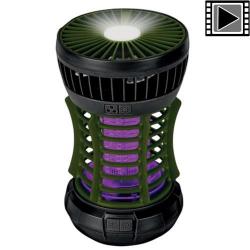 Ventilateur Holdcarp avec Lampe UV Anti-Moustique 2000mAh
