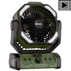Batterie Holdcarp 20000mAh avec lampe et Ventilateur Double Moteur