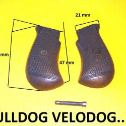 plaquettes BULLDOG VELODOG LEFAUCHEUX CYCLISTE pistolet revolver - VENDU PAR JEPERCUTE (GE92)