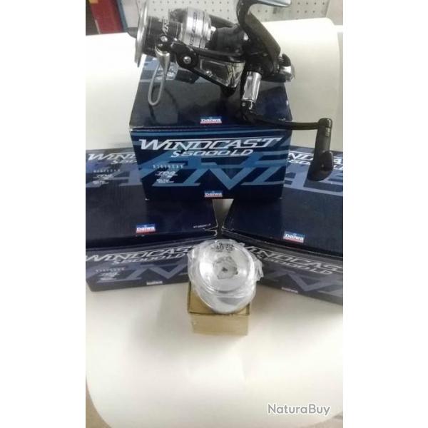 3 MoulinetS carpe DAIWA surf windcast s 5000 LD