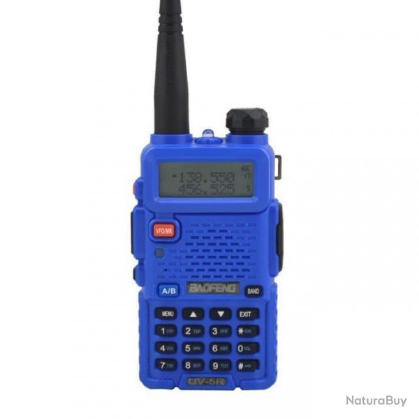 Talkie-walkie bleu Baofeng UV-5R - LIVRAISON GRATUITE