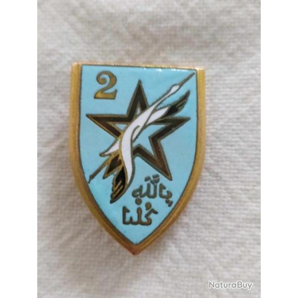 INSIGNE 2 DIVISION INFANTERIE MAROCAINE DRAGO PARIS GUERRE ALGERIE