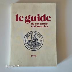 Guide des vos droits et démarches, 1978, premier ministre, service d'information et de diffusion