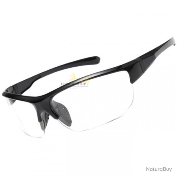 Lunettes de protection transparentes pour le tir sportif