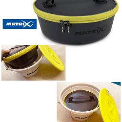 Bassine / Sac à appats Matrix moulded EVA bowl with LID