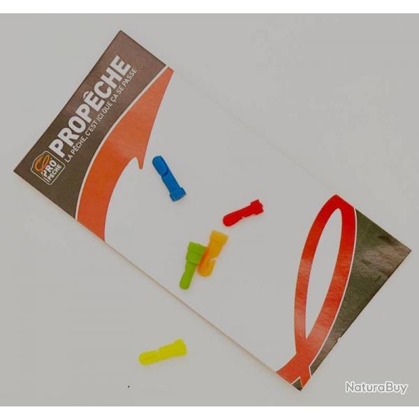 Lot de 5 embases avec crochet pour montage lastique intrieur