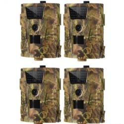 4X CAMÉRAS DE CHASSE CAMOUFLAGE - DÉTECTEUR DE MOUVEMENT PHOTOS/VIDÉOS - OFFRE LIMITÉ À SAISIR