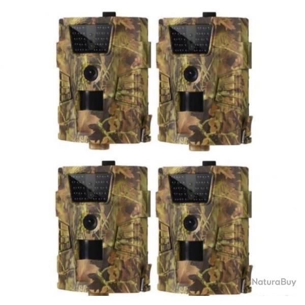 4X CAMRAS DE CHASSE CAMOUFLAGE - DTECTEUR DE MOUVEMENT PHOTOS/VIDOS - OFFRE LIMIT  SAISIR