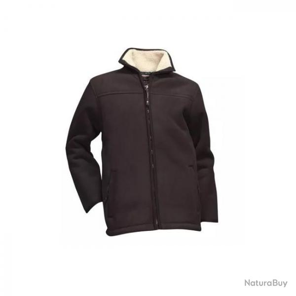 Blouson polaire doubl sherpa LMA 216500 ECORCE taille 4 marron