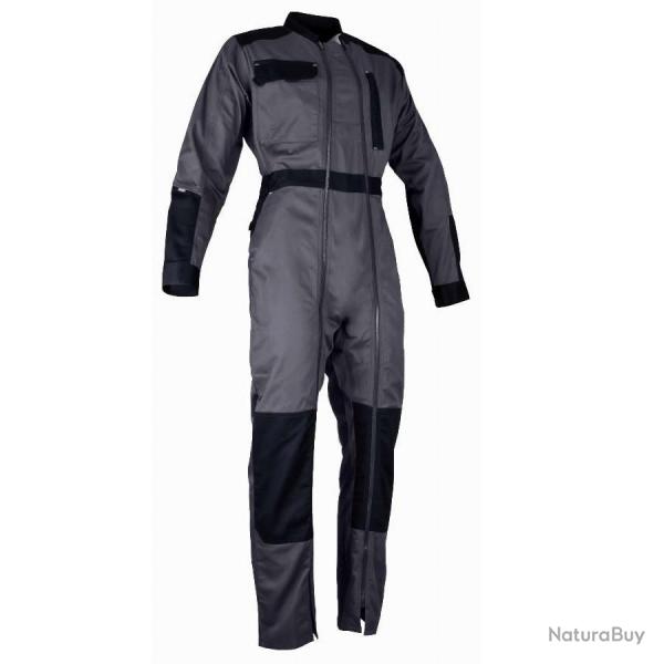 Combinaison de travail LMA CHLORE taille 3 gris sombre/noir double fermeture