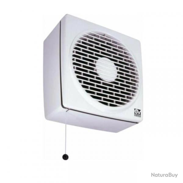 Ventilateur de fentre Vortice Vario 150/6 P-Q 18W 235 m/h avec interrupteur  tirette