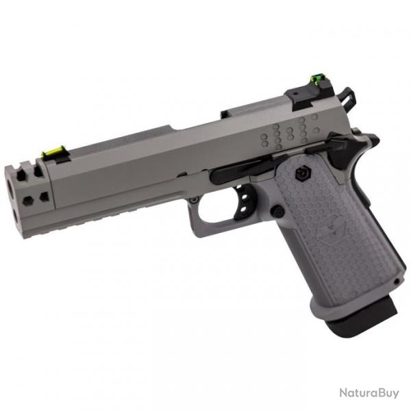 Rplique airsoft pistolet GBB Raven Hi-Capa Hex-Comp Gris Raven Hi-Capa Hex-Com Gris