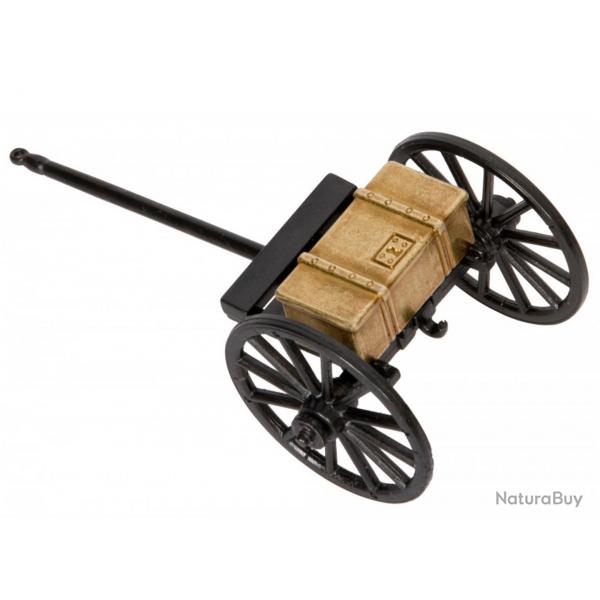 Rplique dcorative Denix avant train Canon Guerre Civile 1857 Avant Train 1857