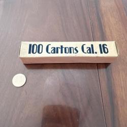 Boîtes de 100 Cartons pour calibre 16