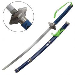 KATANA DECO LAME ACIER MOTIF BLUE EXORCIST ANIME SERIES