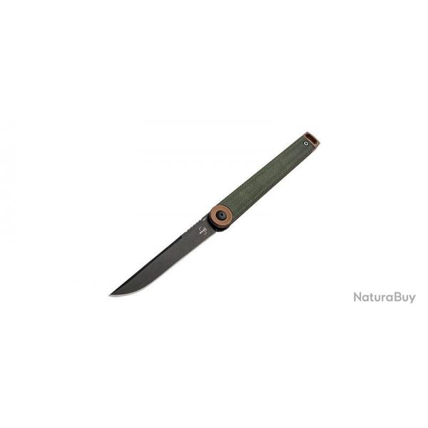 ( Kaizen Green Canvas Micarta)Kaizen Green Canvas Micarta