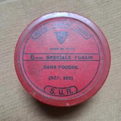 Boite de Munition 6mm Spécial Forain sans poudre- 1 Sans prix de réserve.