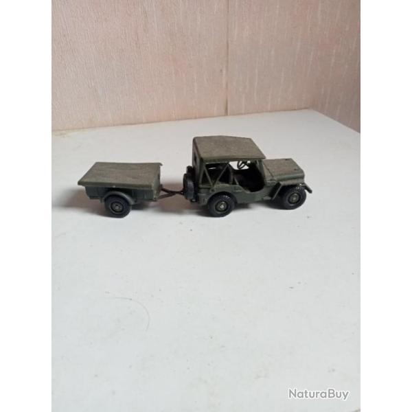 jeep willys solido avec remorque ech. 1/43 07/82