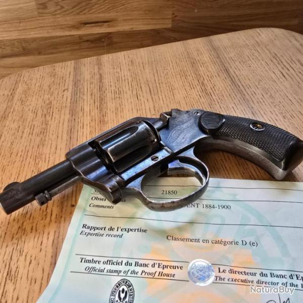 Trs rare colt new pocket 2 pouces calibre 32 smith et Wesson long d'origine