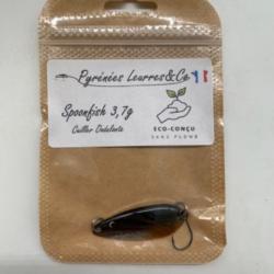 cuillere ondulante Pyrénées Leurres Spoonfish 3,7g noir