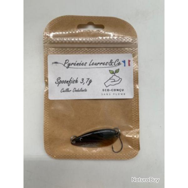 cuillere ondulante Pyrnes Leurres Spoonfish 3,7g noir