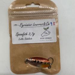 cuillere ondulante Pyrénées Leurres Spoonfish 3,7g vairon