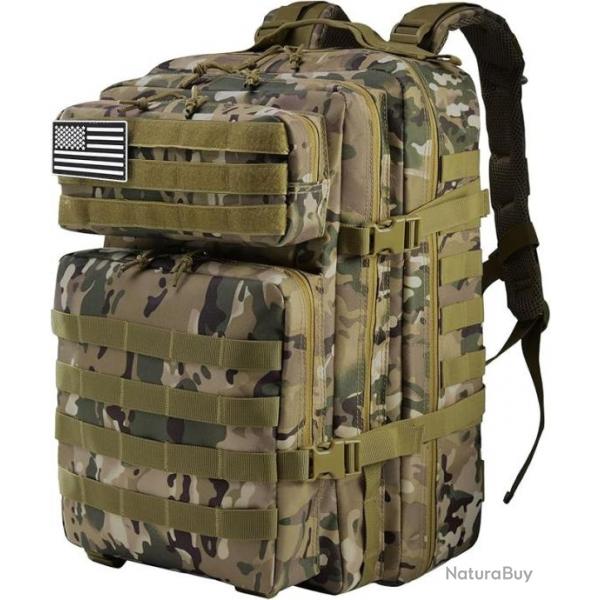 Sac  Dos Tactique Militaire Survie 45L tanche Grande Capacit Randonne Chasse Alpinisme Escalade