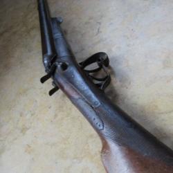 fusil chasse classé D si majeur St Etienne cal 16 /65 crosse réparée par armurier d'époque