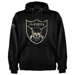 Sweat à capuche Infidel Army Design Coloris Noir