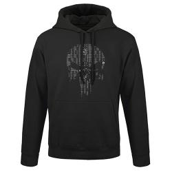 Sweat à capuche Army Design Punisher balles Coloris Noir