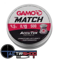 500 Plombs Gamo Match Accutek 4.5mm