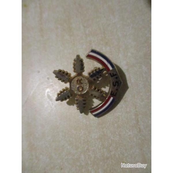 toile d'or flocon mdaille de ski