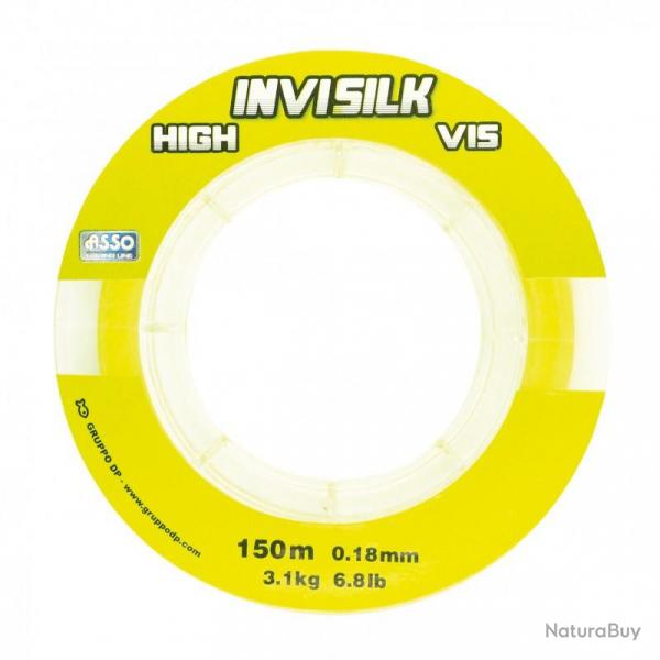 Fil ASSO Invisilk Fluo Jaune 0.14mm
