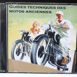 Lot 270 GUIDES TECHNIQUES et CATALOGUES des MOTOS ANCIENNES sur CD