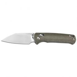 Couteau CJRB Hectare-Alt OD Green Lame Acier AR-SFII Manche Micarta Crossbar Lock Clip J1935AKODG