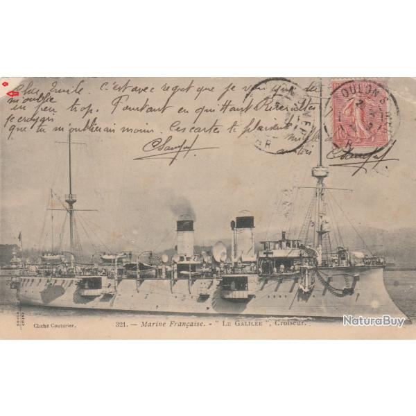 CPA - Marine Francaise  -LE GALILEE Croiseur N622