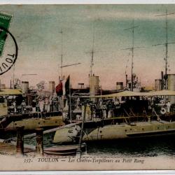 CPA - Marine Française -TOULON-Les Contre-Torpilleurs au Petit Rang N°1158