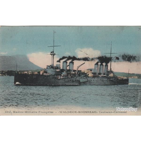 CPA - Marine de Guerre  Franaise - WALDECK -ROUSSEAU Croiseur Cuirasse N824
