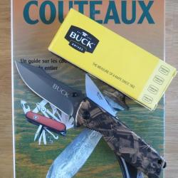 Buck couteau pliant X58, camouflage armes.