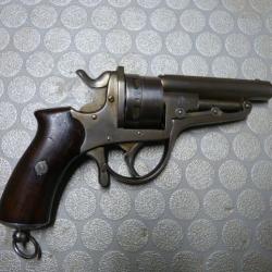 Rare revolver Galand en calibre 9mm