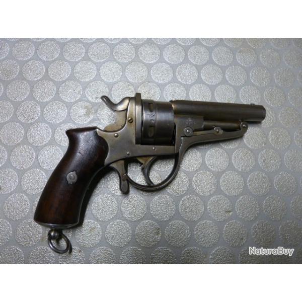 Rare revolver Galand en calibre 9mm