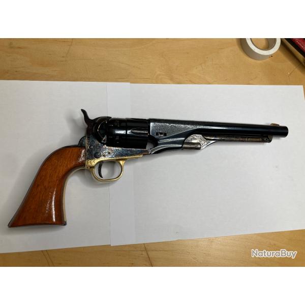 Revolver Pietta 1860 Colt Army calibre 44 gravé