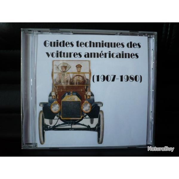 150 guides techniques des voitures amricaines de 1907  1980 sur CD ROM