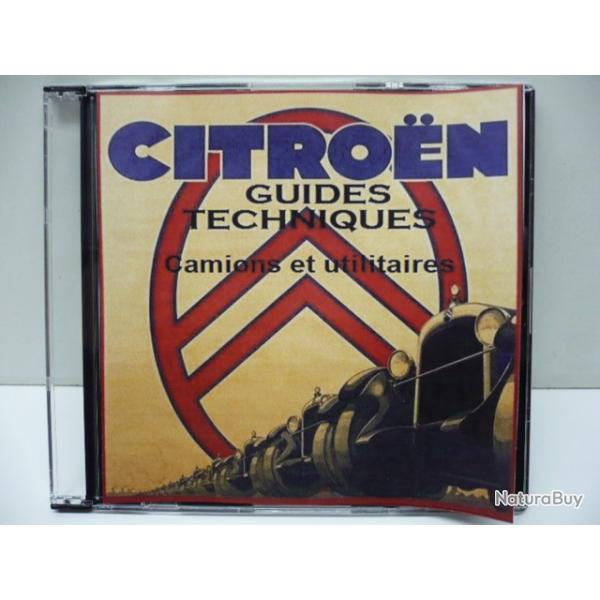55 Guides techniques camions et utilitaires CITROEN de 1930  1980 sur CD ROM