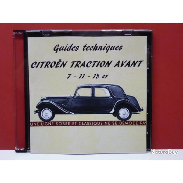 40 GUIDES TECHNIQUES VOITURES CITROEN TRACTION AVANT de 1934  1957 sur CD